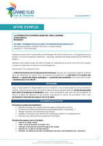 Miniature de la première page du fichier - un agent saisonnier bâtiment / espaces verts H/F, à temps complet, contrat du 27/06/2026 au 31/08/2026. 