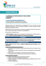 Miniature de la première page du fichier La Communauté des Communes du Grand Sud Tarn-et-Garonnne recherche : 2 chauffeurs rippers saisonnier :